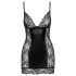 Noir - Mini haljina s prozirnim stranama (crna) - M