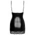 Noir - Mini haljina s prozirnim stranama (crna) - M