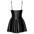 Noir Libido - crna mat mini haljina