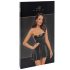 Noir Libido - crna mat mini haljina - M