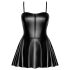 Noir Libido - crna mat mini haljina - M