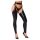 Noir - sjajne tajice - chaps (crne) - M