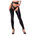 Noir - sjajne tajice - chaps (crne) - M