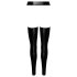 Noir - sjajne tajice - chaps (crne) - M