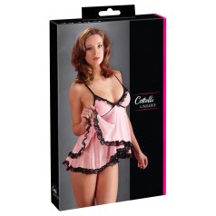 Cottelli - Babydoll s volanima - prozirno rublje - XXL