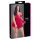 Cottelli Plus Size - crvena čipkasta babydoll haljina