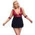 Cottelli Bondage Plus Size - babydoll (crvena)