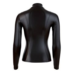 Cottelli - sjajna ženska majica dugih rukava (crna)