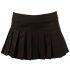 Cottelli - Nabrana mini suknja (crna) - XL
