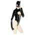 Crni Velvet - Batwoman crni body dugih rukava