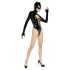 Crni Velvet - Batwoman crni body dugih rukava