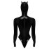 Black Velvet - crna Batwoman body s dugim rukavima - L