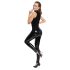 Black Level - sjajni kombinezon s patentom (crni) - M