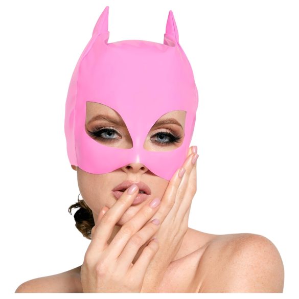 Black Level lakirana mačka maska (pink)