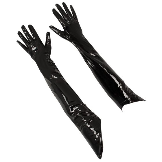 Black Level - ekstra duge, lak rukavice (crne)