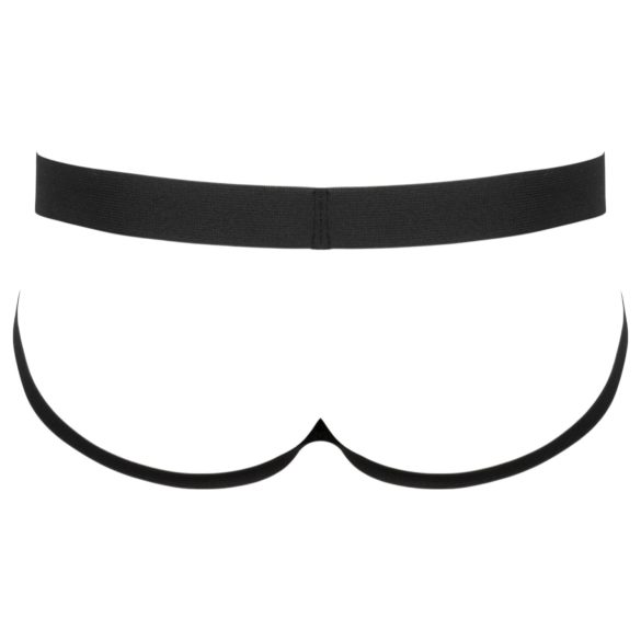 Black Level - muške jock gaćice s patentnim zatvaračem - crne - M