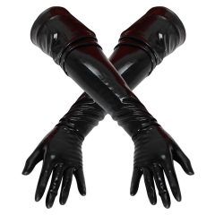 LATEX - duge, unisex rukavice (crne)