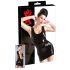 LATEX - bezrukavna minihaljina (crna) - 2XL