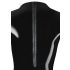LATEX - dugorukavni ženski body (crna)