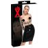 LATEX - crna midi suknja od lateksa - M