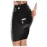 LATEX - crna midi suknja od lateksa - M