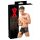 LATEX - bokserice + navlaka za penis (crna) - L/XL