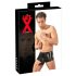 LATEX - bokserice + navlaka za penis (crna) - L/XL
