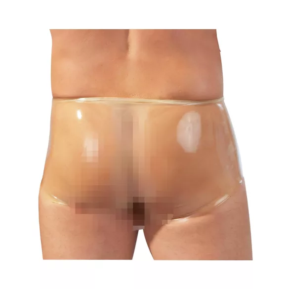 LATEX - muške bokserice s penis rukavcem - natur - L/XL