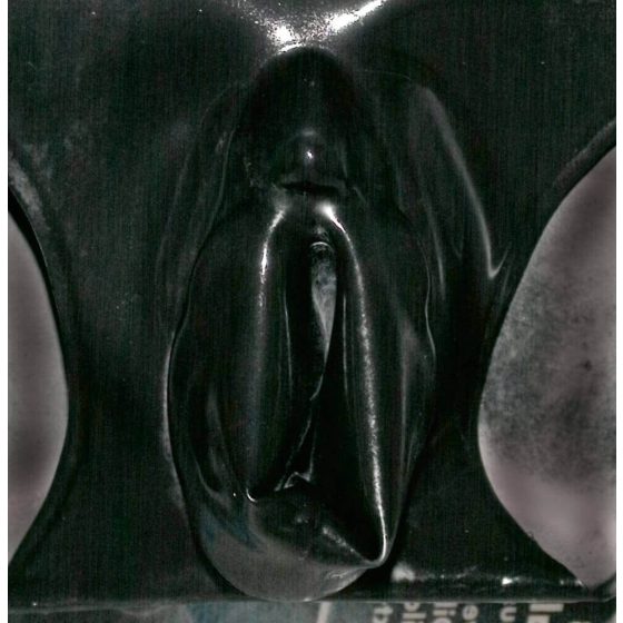 LATEX - žensko donje rublje s vaginom (crno) - M
