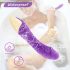 Mrow Pravi Ljubavnik - punjivi, vodootporni realistični vibrator (ljubičasti)