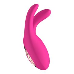 Mrow - punjivi vibrator za klitoris s 3 zupca (ružičasti)
