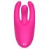 Mrow - punjivi trostruki vibrator za klitoris (rozi)