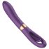 Funny Me Dual - Punjivi 2u1 jezičasti vibrator (ljubičasti)