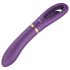 Funny Me Dual - Punjivi 2u1 jezičasti vibrator (ljubičasti)