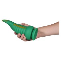   OgazR Octopuss - samoljepljivi dildo za ruku hobotnice - 21 cm (zeleno-žuti)