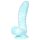 Morski Zmaj - rebrasti dildo - 17 cm (plavo-bijeli)