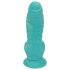 Morski Zmaj - rebrasti dildo - 17 cm (plavo-bijeli)