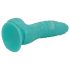 Morski Zmaj - rebrasti dildo - 17 cm (plavo-bijeli)