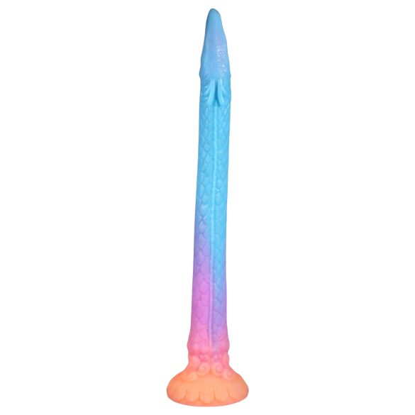 OgazR XXL svjetleći analni dildo - 47 cm (pink)