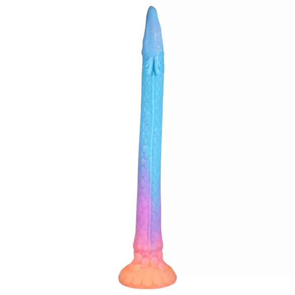 OgazR XXL Eel - fosforescentni analni dildo - 47 cm - roza