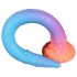 OgazR XXL svjetleći analni dildo - 47 cm (pink)