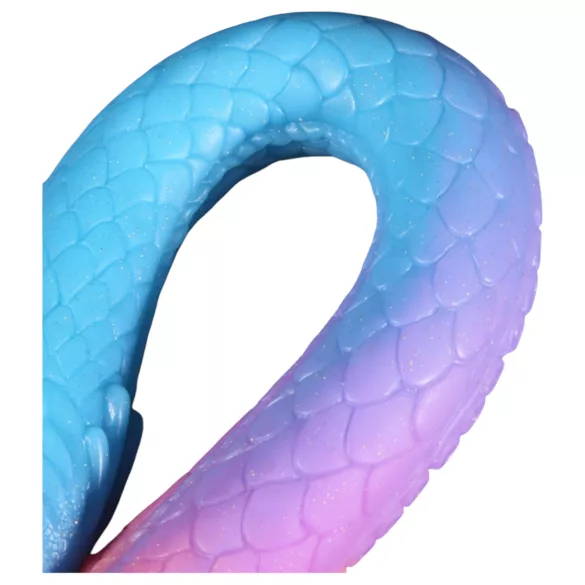 OgazR XXL Eel - fosforescentni analni dildo - 47 cm - roza