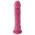 OgazR Optimus - realistični dildo s vakuum postoljem - 22 cm (rozi)