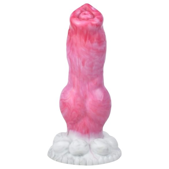 Animalorny Buldog - pasji dildo u obliku penisa - 17cm (roza)