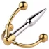 Urethralplay - metalni dilator s kukom - 4,5 cm - srebrni