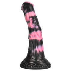 Bad Horse - dildo konjski penis silikon 18 cm crno-roza