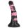 Bad Horse - silikonski dildo u obliku konja - 18cm (crno-ružičasti)