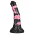 Bad Horse - silikonski dildo u obliku konjskog penisa - 18 cm (crno-ružičasti)