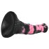 Bad Horse - silikonski dildo u obliku konja - 18cm (crno-ružičasti)