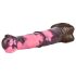 Bad Horse - Silikonski dildo 24cm (smeđa-ružičasta)